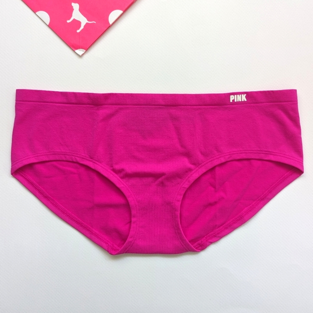 Victoria's Secret PINK seamless hiphugger panties medium nwt stretch vs